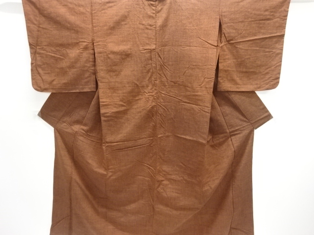 JAPANESE KIMONO / ANTIQUE HITOE KIMONO / SILK / TSUMUGI